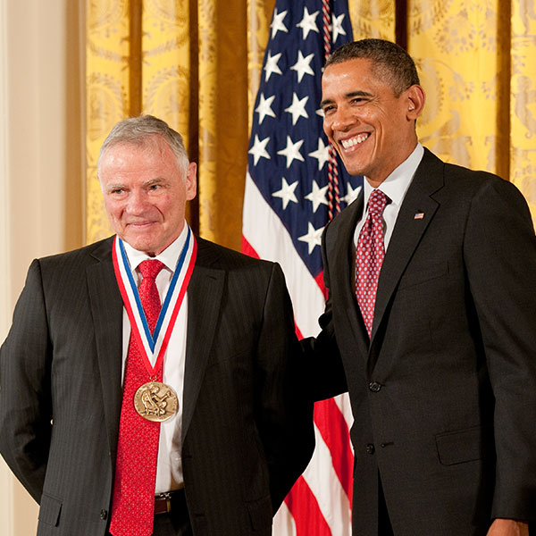 President Obama Awards Dr. Lee Hood with the National Medal of Science